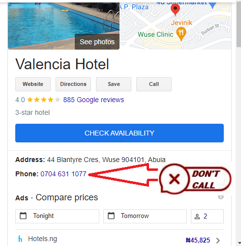 BEWARE OF FRAUDSTERS!!!